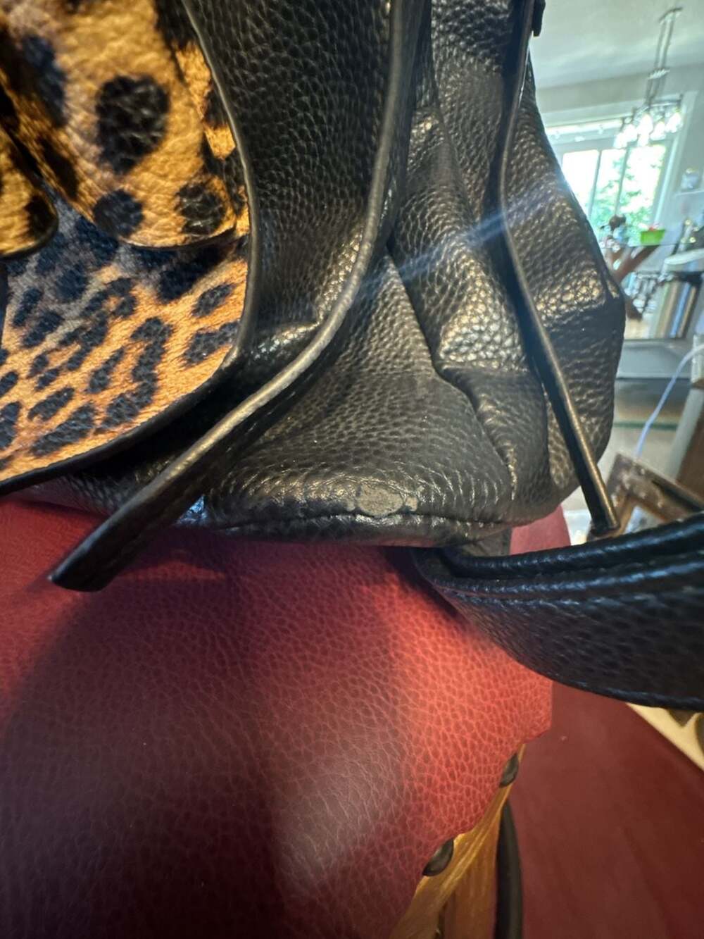 Crossi Leopard Bow-Detail Mini Backpack - Picture 11 of 11